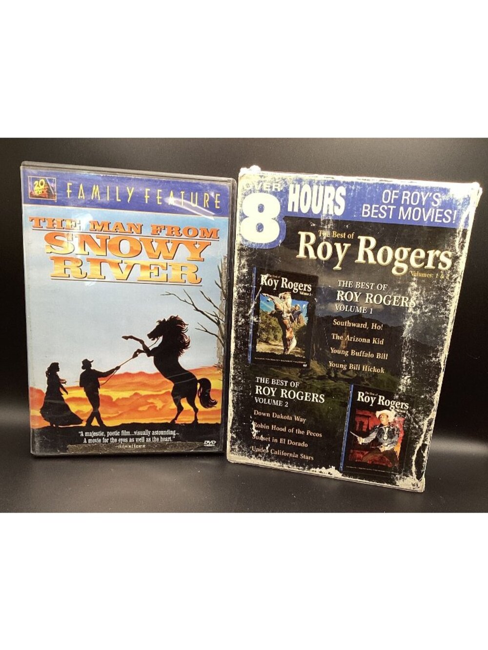The Man from Snowy River (Fullscreen DVD), The Best Of Roy Rogers (2-Discs) Lot